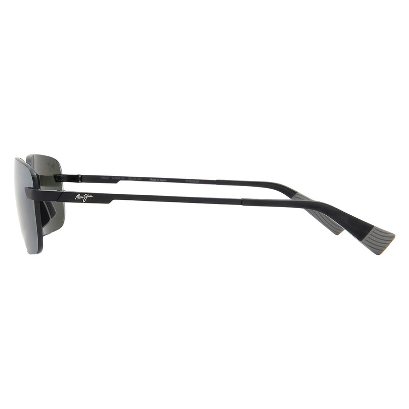 Maui Jim Lanakila Neutral Grey Rectangular Unisex Sunglasses 624
