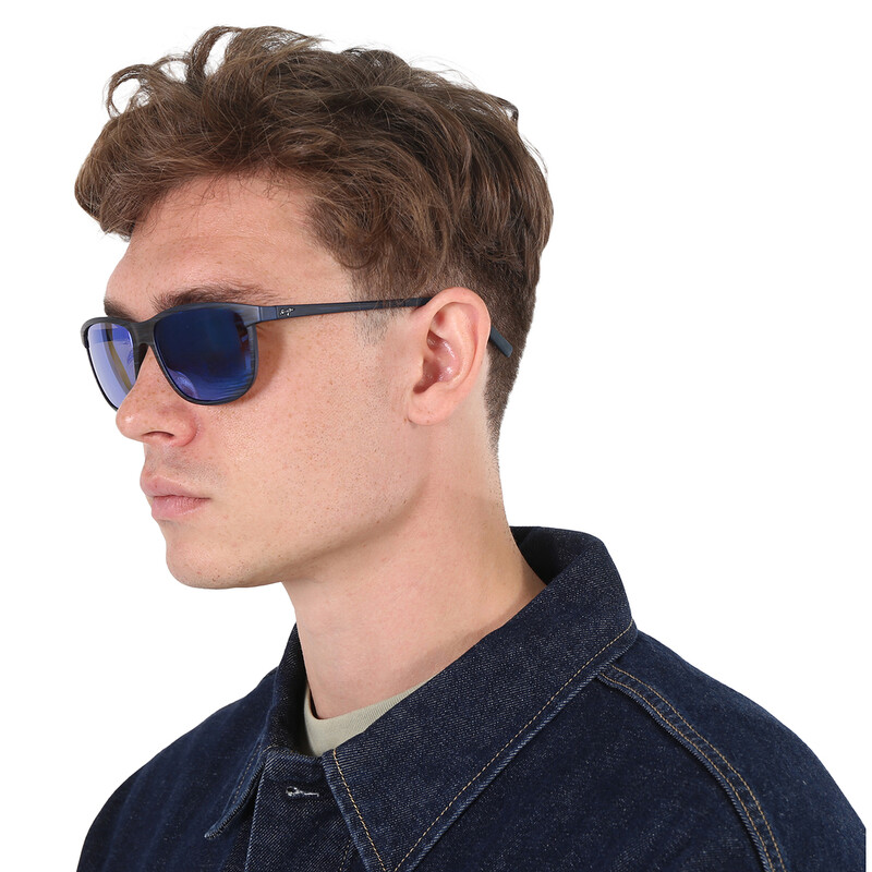 Maui Jim Lele Kawa Blue Hawaii Square Unisex Sunglasses B811-03S