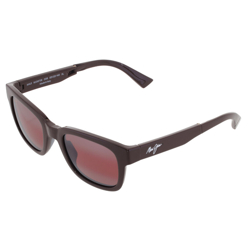 Maui Jim Lelepau Maui Rose Square Unisex Sunglasses R673-01 52