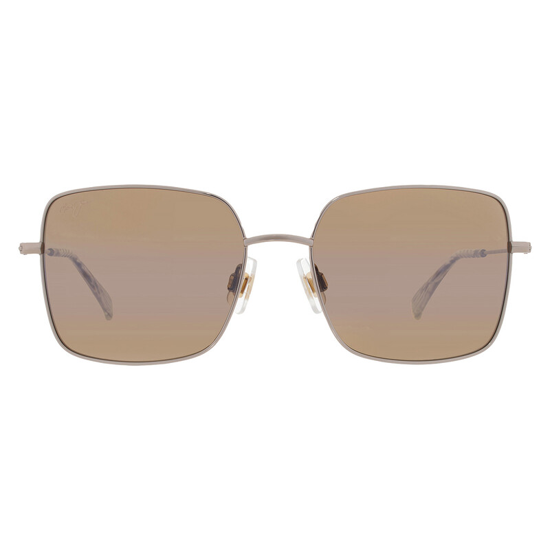 Maui Jim Lipine Pure HCL Bronze Square Ladies Sunglasses H590-16