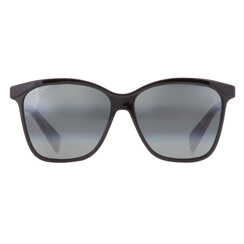 mayu♡　0724 Maui Jim Liquid Sunshine Neutral Grey Butterfly Sunglasses 601-02