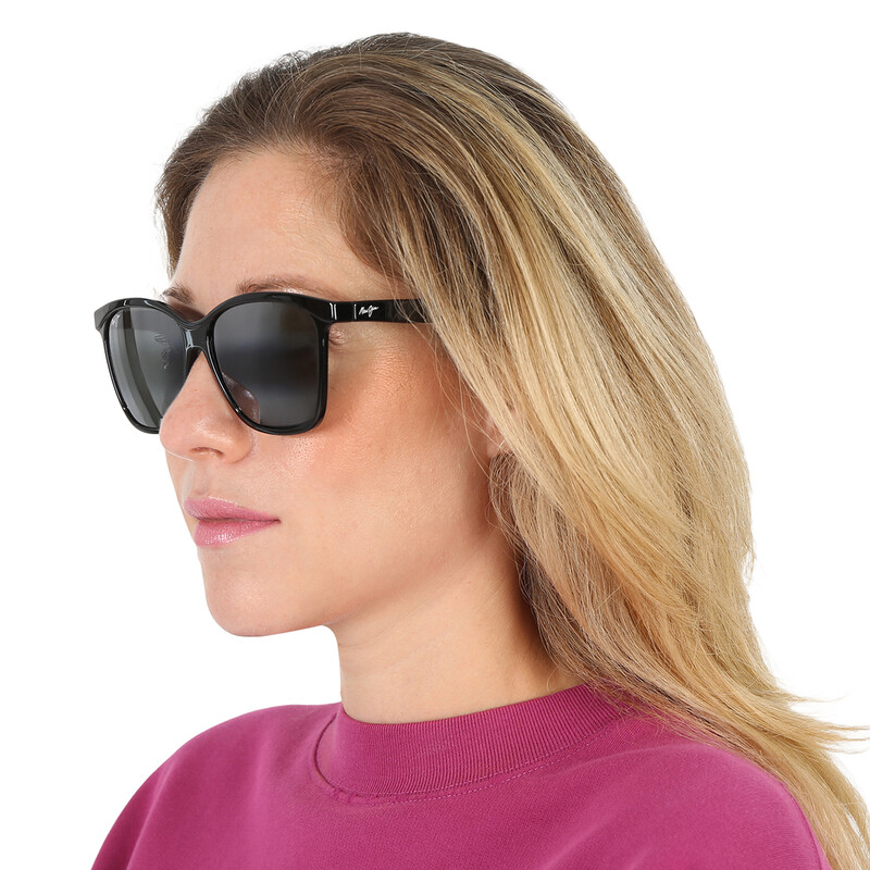 mayu♡　0724 Maui Jim Liquid Sunshine Neutral Grey Butterfly Sunglasses 601-02