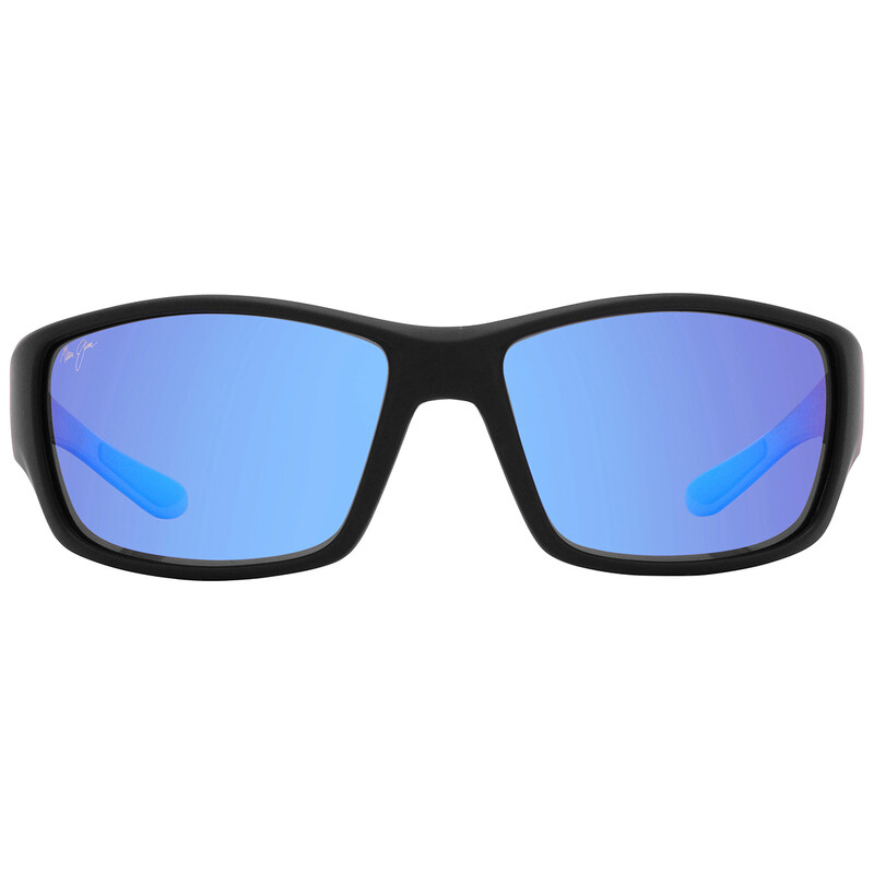 Maui Jim Local Kine Blue Hawaii Rectangular Men's Sunglasses B810