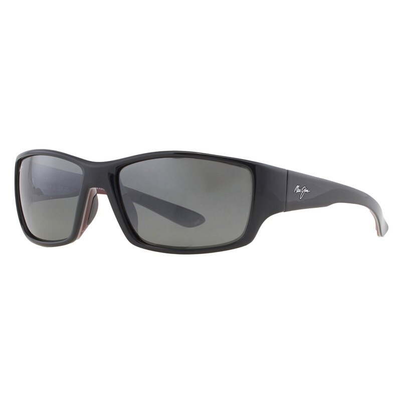 Maui Jim Local Kine Neutral Grey Wrap Unisex Sunglasses 810-07E 61