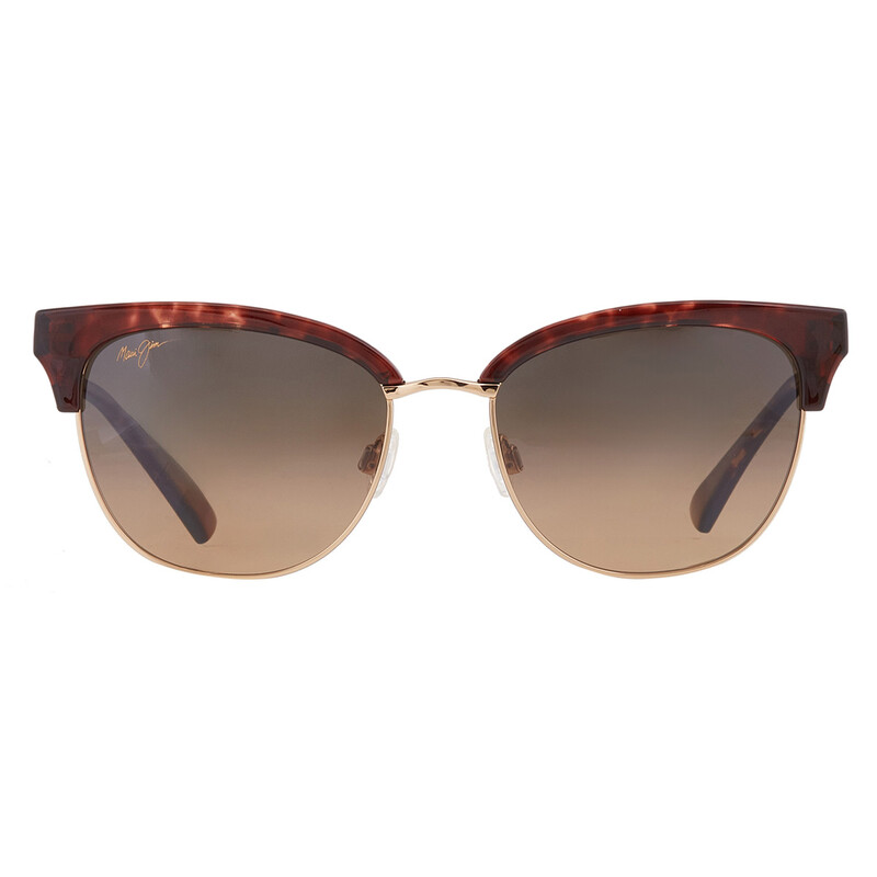 Maui Jim Lokelani HCL Bronze Cat Eye Sunglasses HS825-10 55