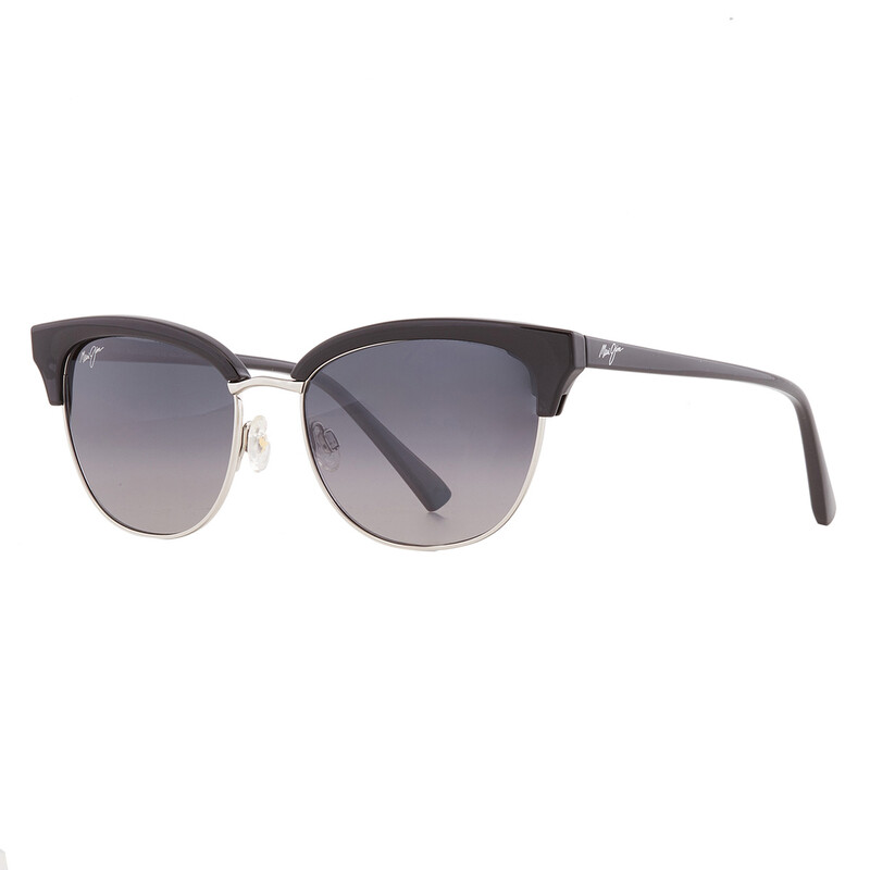 MICHI  Maui Jim Lokelani Neutral Grey Cat Eye Sunglasses GS825-02 55