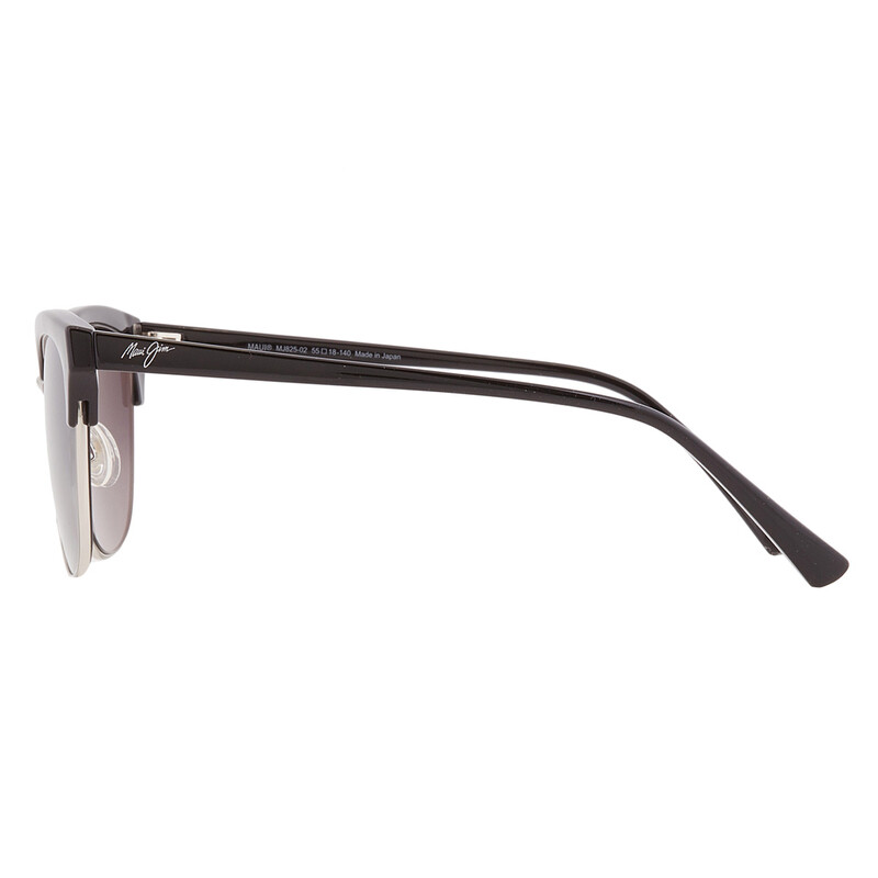 Maui Jim Lokelani Neutral Grey Cat Eye Sunglasses GS825-02 55