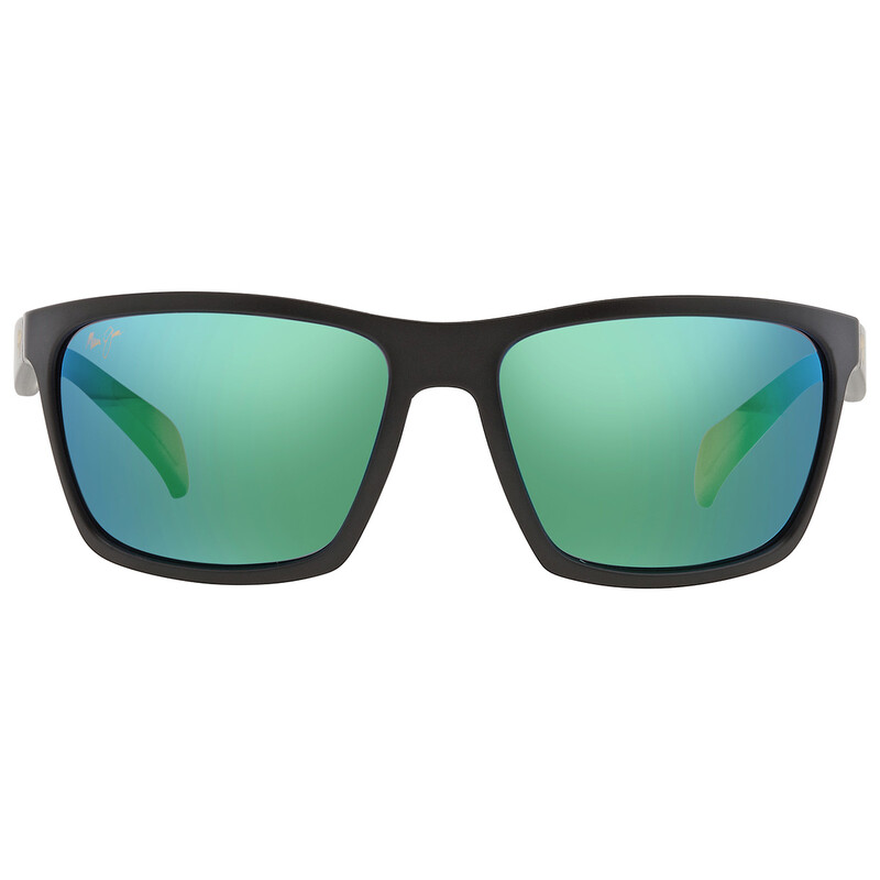 Maui Jim Makoa MAUIGreen Rectangular Unisex Sunglasses GM804-2M 59