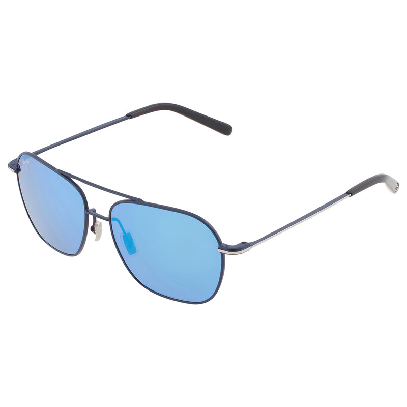 Maui Jim Mano Blue Hawaii Mask Unisex Sunglasses B877-03 57