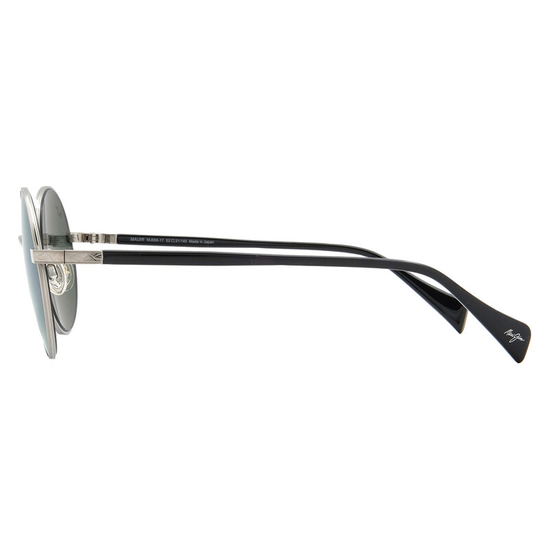 Maui Jim Mokupuni Blue Hawaii Round Unisex Sunglasses B888-17 52