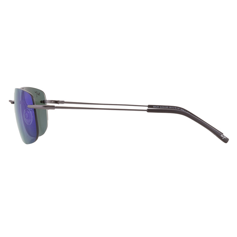 Maui Jim Ohai Blue Hawaii Rectangular Unisex Sunglasses B334-02D