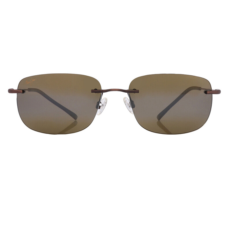 Maui Jim Ohai HCL Bronze Rectangular Unisex Sunglasses H334-18 60