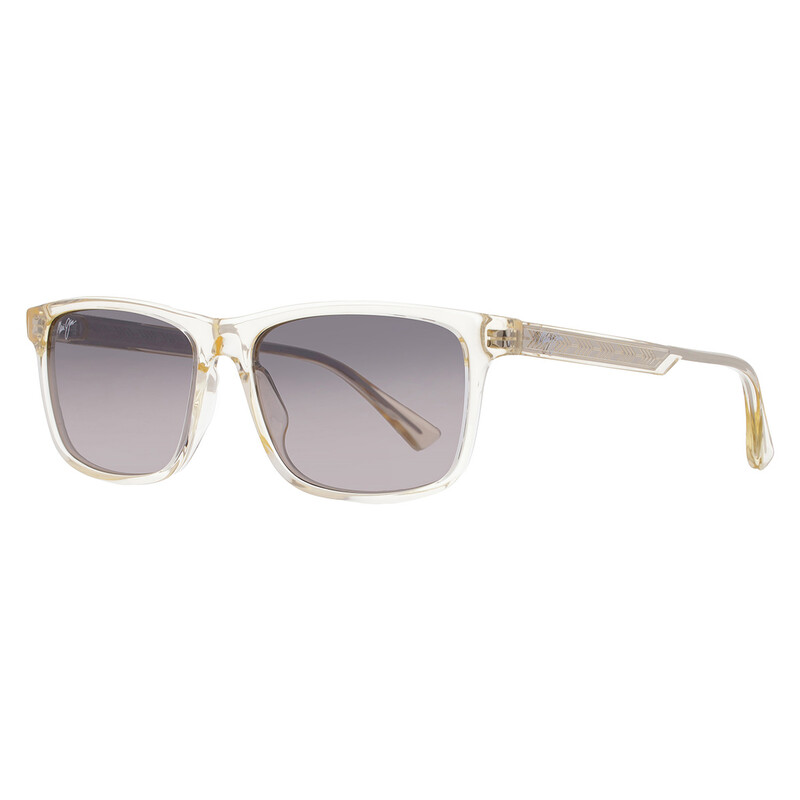 Mr.OKA　ヴィエナクラージュ Maui Jim Okina Neutral Grey Square Unisex Sunglasses GS587-21 55