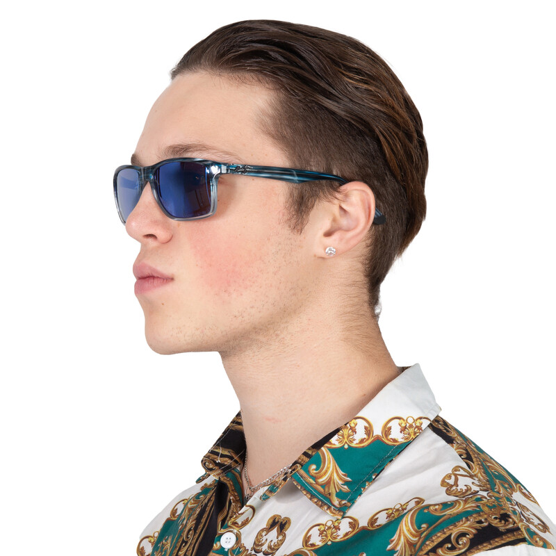 Maui Jim Onshore Blue Hawaii Rectangular Men's Sunglasses B798-03S