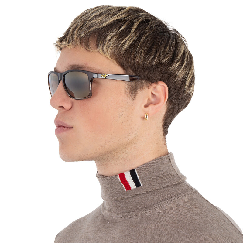 Maui Jim Onshore HCL Bronze Rectangular Men's Sunglasses H798-01