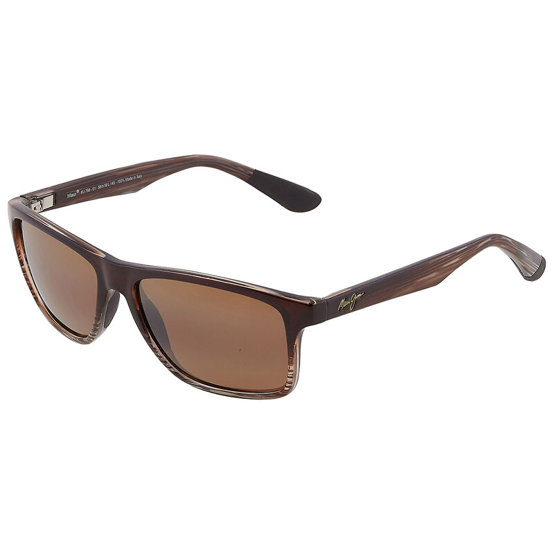Maui Jim Onshore HCL Bronze Rectangular Men's Sunglasses H798-01