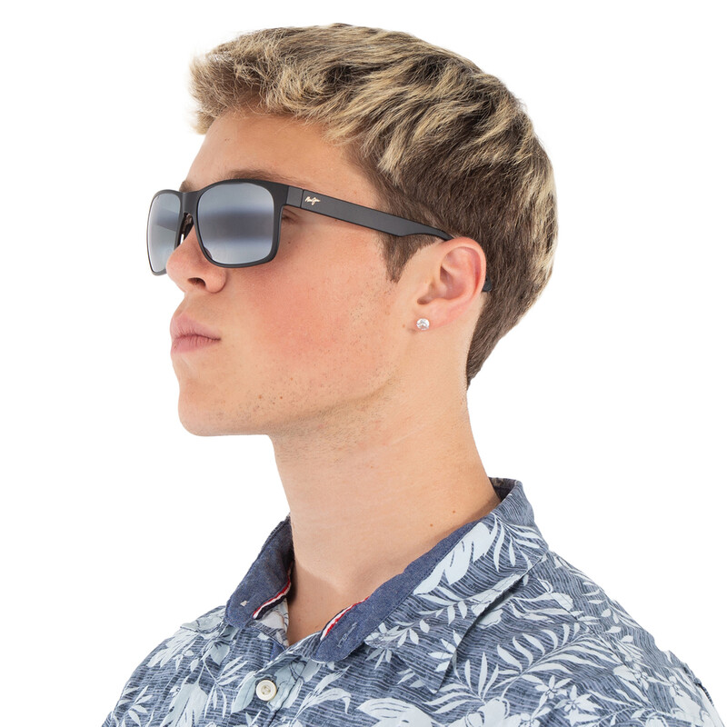 Maui Jim Red Sands Polarized Grey Square Men's Sunglasses 432-2M