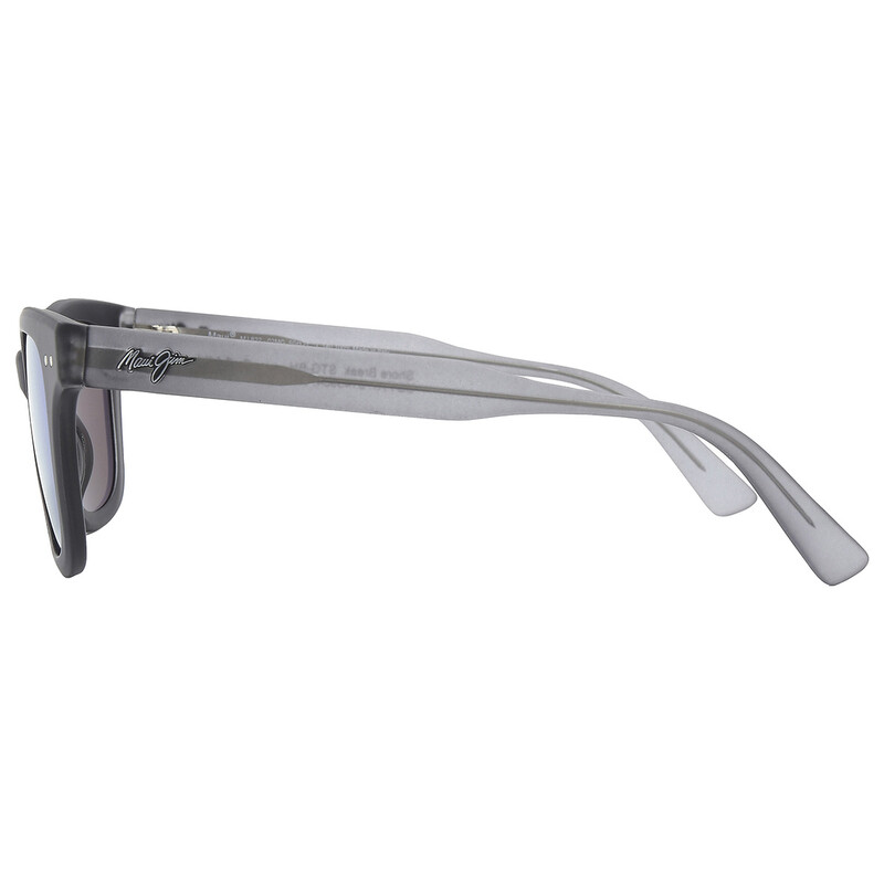 jmyahmi67229 Maui Jim Sunset MJ 402 02 Black Frame + Grey Polarized Sunglasses
