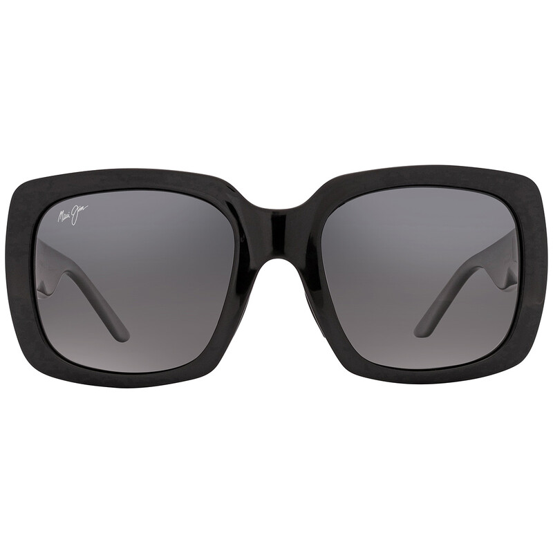 Maui Jim Two Steps Neutral Grey Square Ladies Sunglasses GS863-02