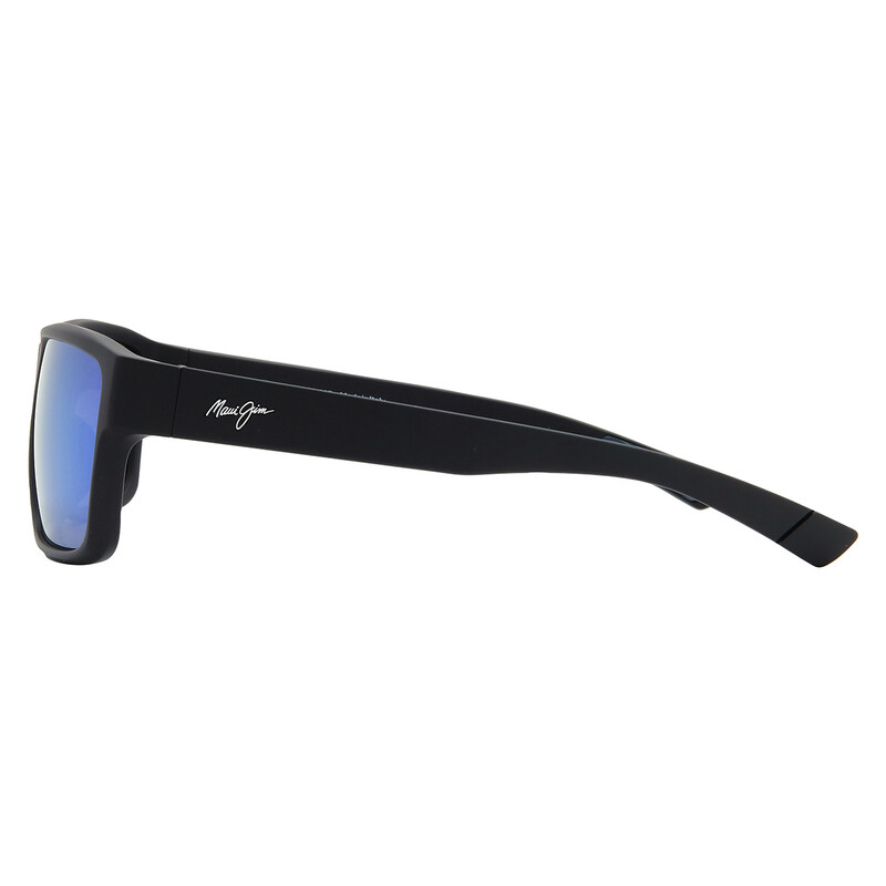 Maui Jim Uila Blue Hawaii Wrap Men's Sunglasses B662-02 62