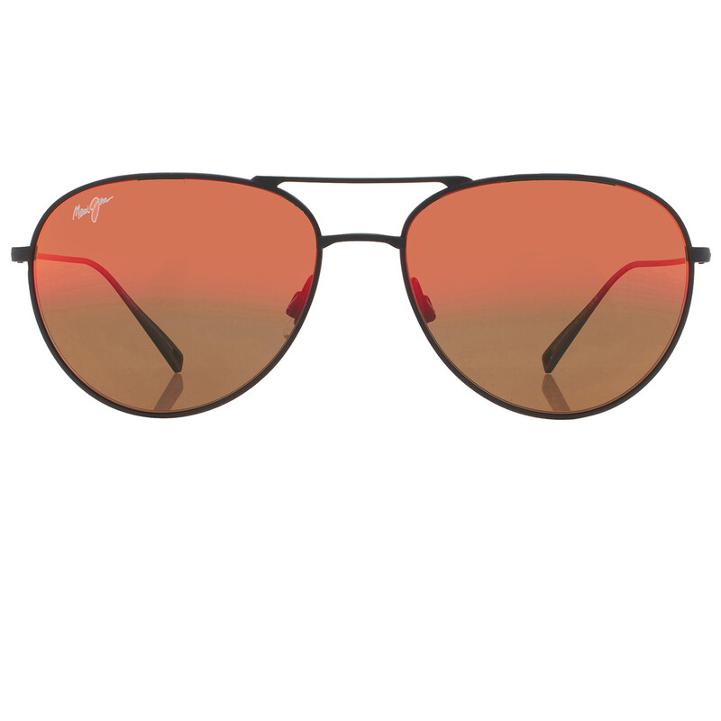 Maui Jim Walaka Hawaii Lava Pilot Unisex Sunglasses RM885-02 57
