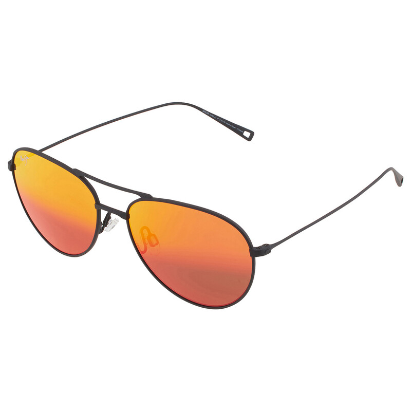 Maui Jim Walaka Hawaii Lava Pilot Unisex Sunglasses RM885-02 57