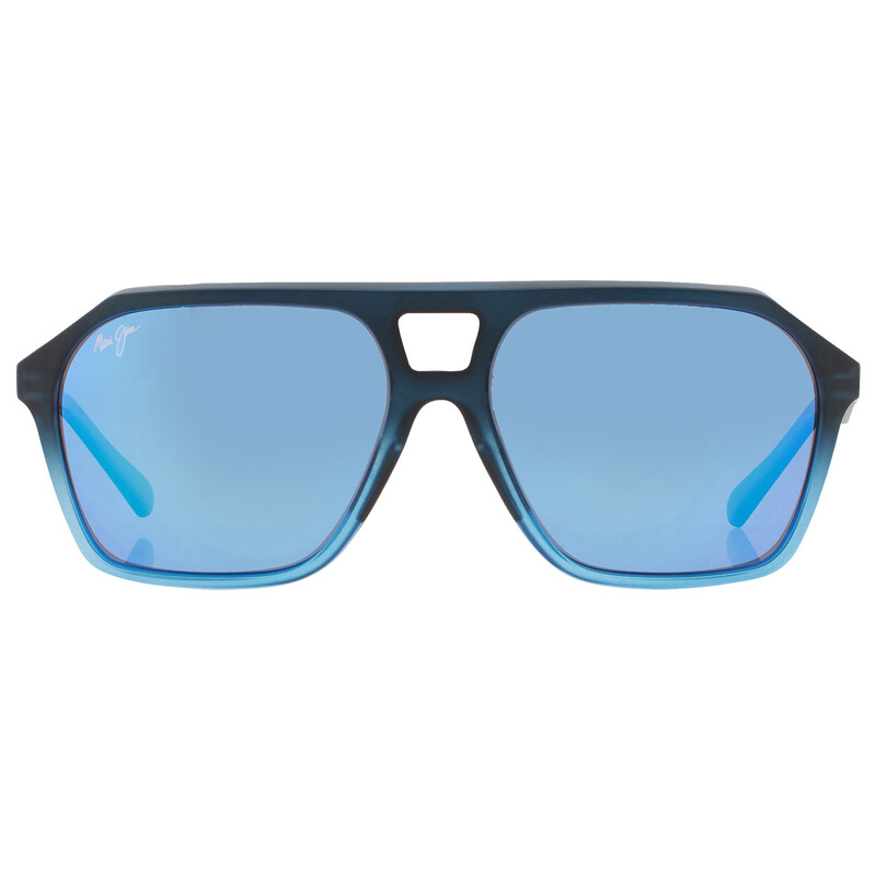 Maui Jim Wedges Blue Hawaii Navigator Men's Sunglasses B880-03 57