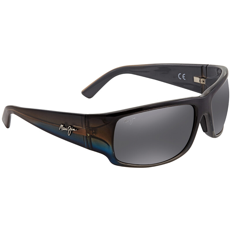Maui Jim World Cup Neutral Grey Wrap Unisex Sunglasses 266-03F 64