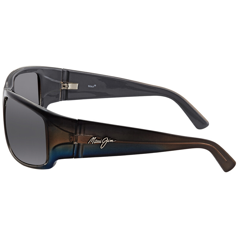 Maui Jim World Cup Neutral Grey Wrap Unisex Sunglasses 266-03F 64