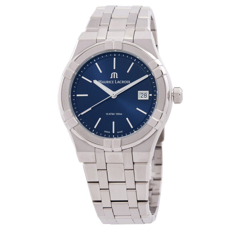 Maurice Lacroix Aikon Quartz Blue Dial Men's Watch AI1108-SS002