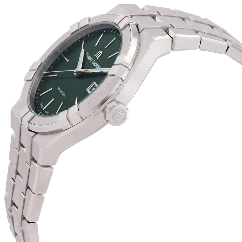 Maurice Lacroix Aikon Quartz Green Dial Men's Watch AI1108-SS002