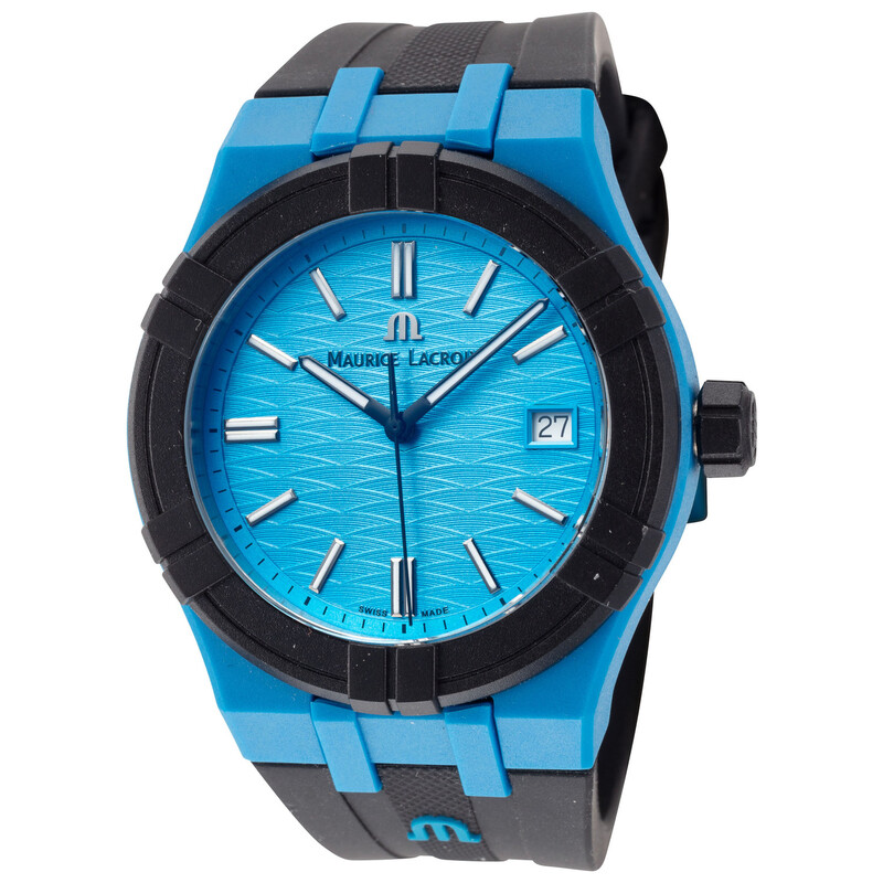 Maurice Lacroix Aikon Tide Quartz Blue Dial Men's Watch AI2008