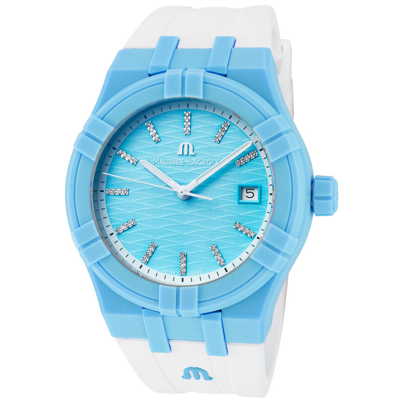 Maurice Lacroix Aikon Tide Quartz Blue Dial Men's Watch AI2008