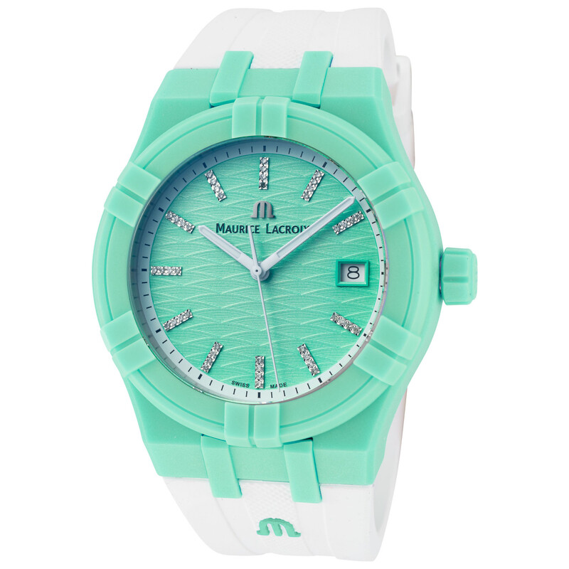 Maurice Lacroix Aikon Tide Quartz Green Dial Men's Watch AI2008