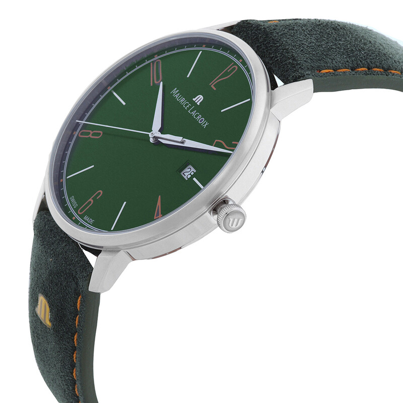 Maurice Lacroix Eliros Quartz Green Dial Unisex Watch EL1118-SS001