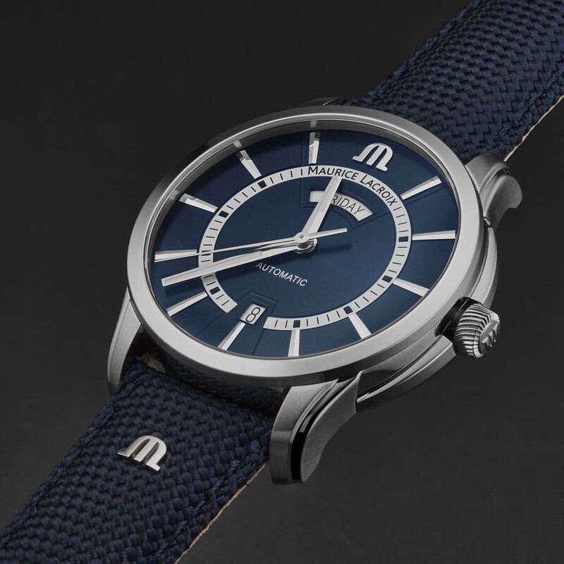 Maurice Lacroix Pontos Automatic Blue Dial Men's Watch PT6358