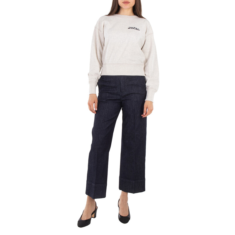 Max Mara Dahlia Flared Denim Trousers, Brand Size 46 ( US Size 12 