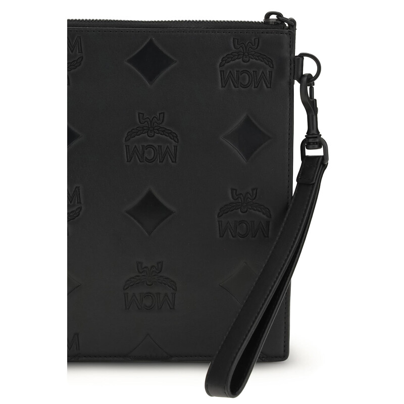 MCM Aren Wristlet Pouch MXZFATA13_BK 8800259804280 - Handbags