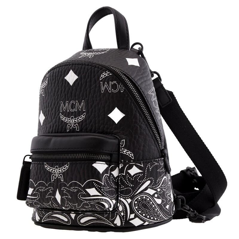 MCM Stark Bandana VI Mini Backpack MMKDAVE05BK001 8809865499521