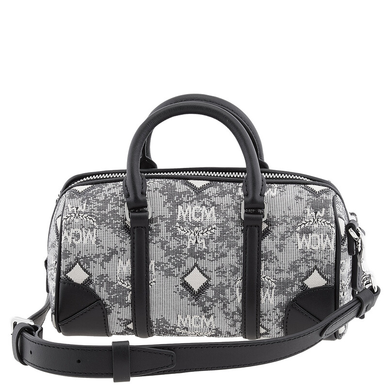 MCM Vintage Jacquard Monogram Boston Bag MWBBATQ02EG 8809735036566