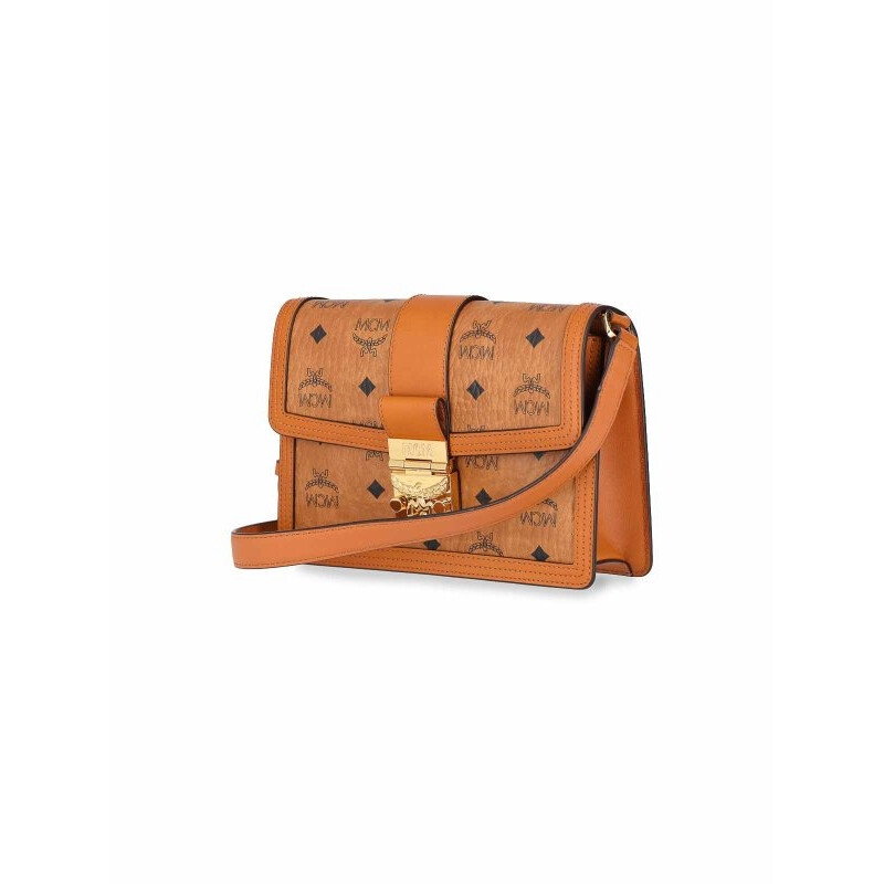 MCM Visetos Tracy Shoulder Bag - Cognac MWSCAXT01CO 8809735087308
