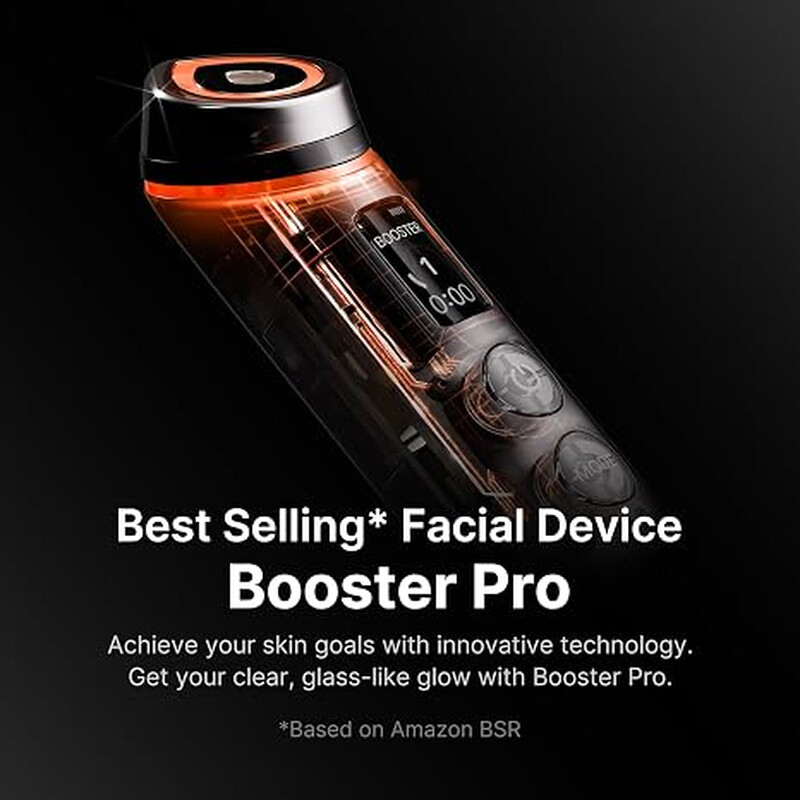Medicube Booster Pro | 6-in-1 Real Glass Glow Beauty Massager
