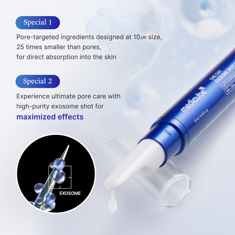 Medicube One Day Exosome Shot 25000 Zero 0.43 oz 8800256115556