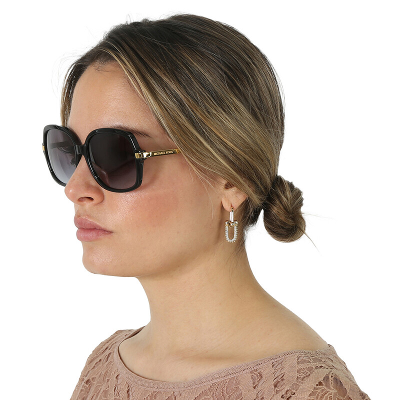 Michael Kors Adrianna II Grey Gradient Butterfly Ladies Sunglasses