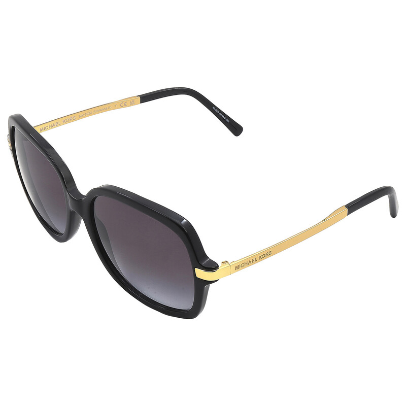 Michael Kors Adrianna II Grey Gradient Butterfly Ladies Sunglasses