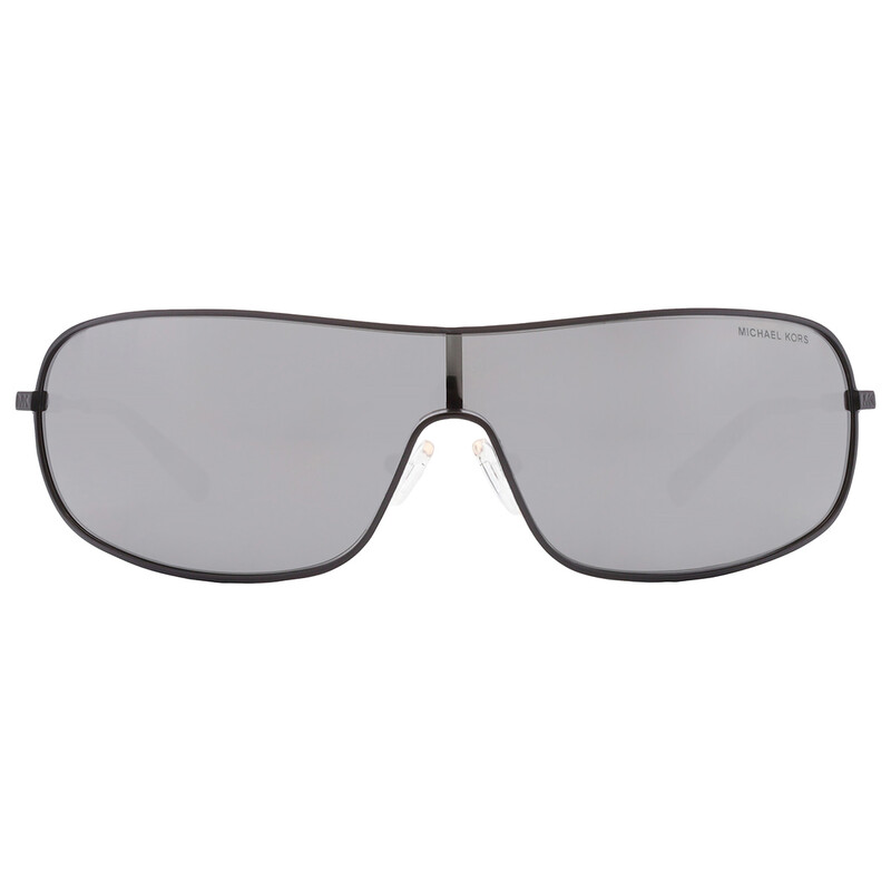 Michael Kors Aix Dark Grey Solid Mirrored Rectangular Ladies