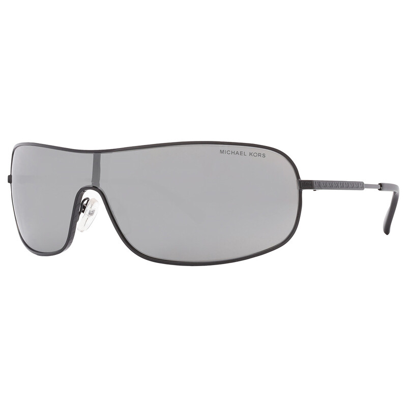 Michael Kors Aix Dark Grey Solid Mirrored Rectangular Ladies