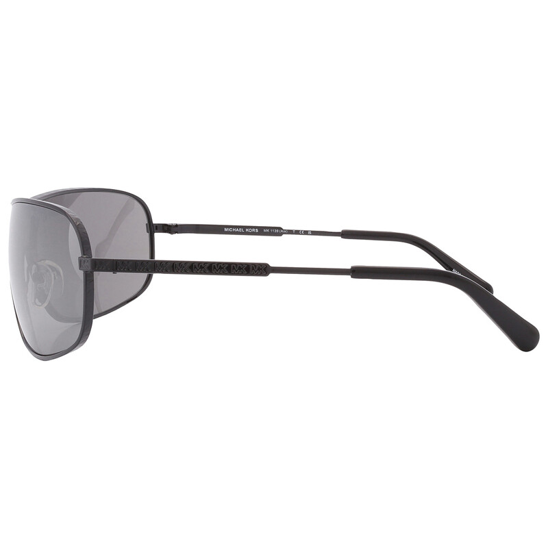 ｍｋ Michael Kors Aix Dark Grey Solid Mirrored Rectangular Ladies