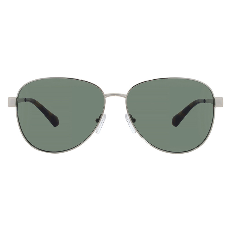 Michael Kors Biarritz Green Pilot Ladies Sunglasses MK1160 10143H