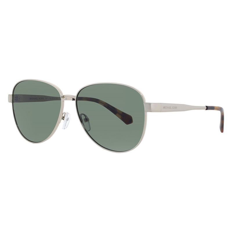 Michael Kors Biarritz Green Pilot Ladies Sunglasses MK1160 10143H